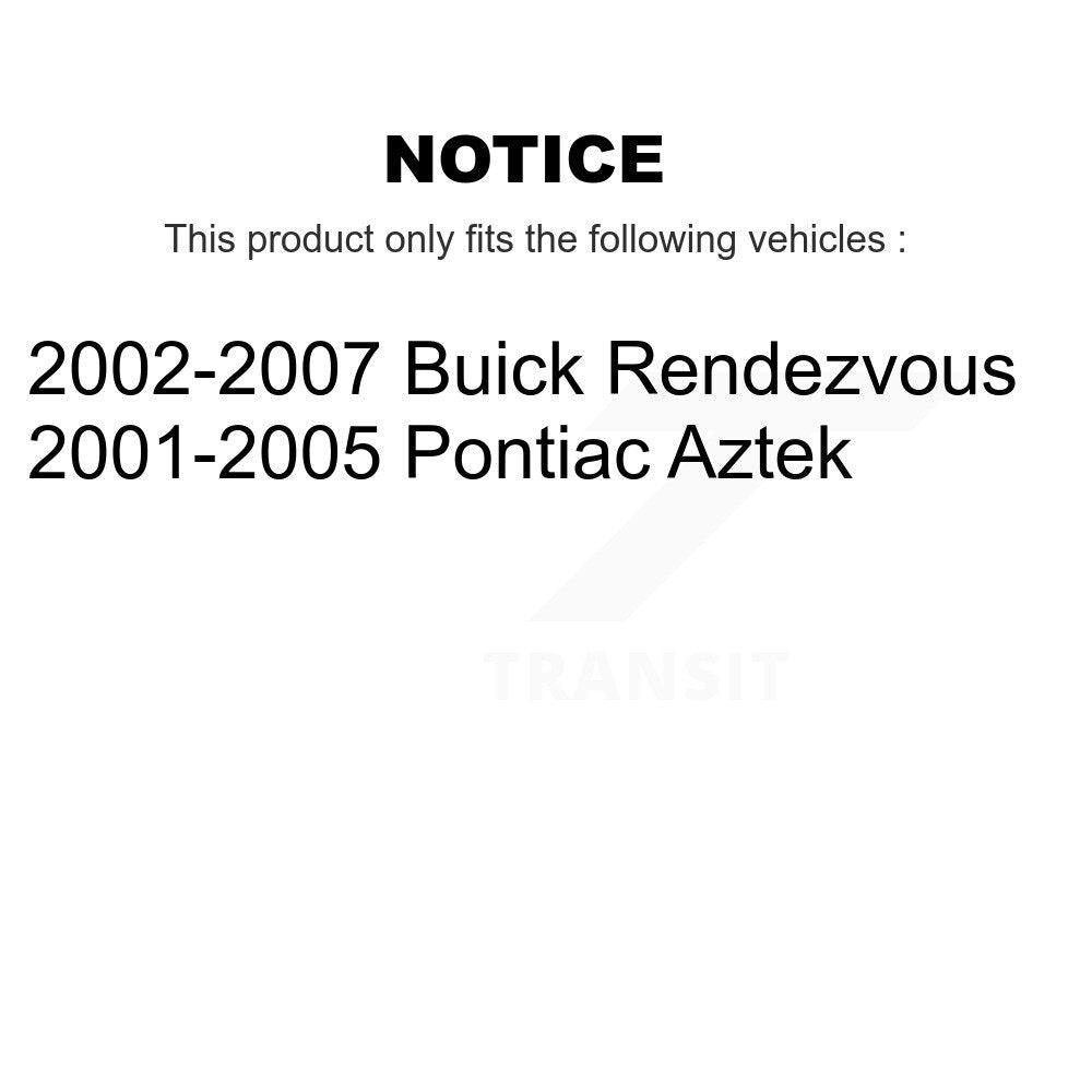 Front Complete Shock Assembly And TQ Link Kit W134695