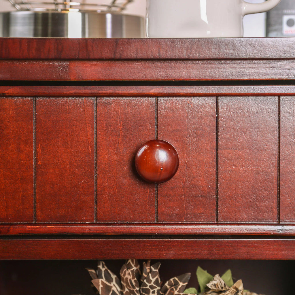 Cherry 1-Drawer Nightstand F9656