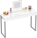 White Vanity Desk with 2 Drawers Z8191