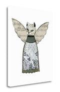Cat Angel with Music Wings Giclee Print on Gallery Wrap Canvas I380