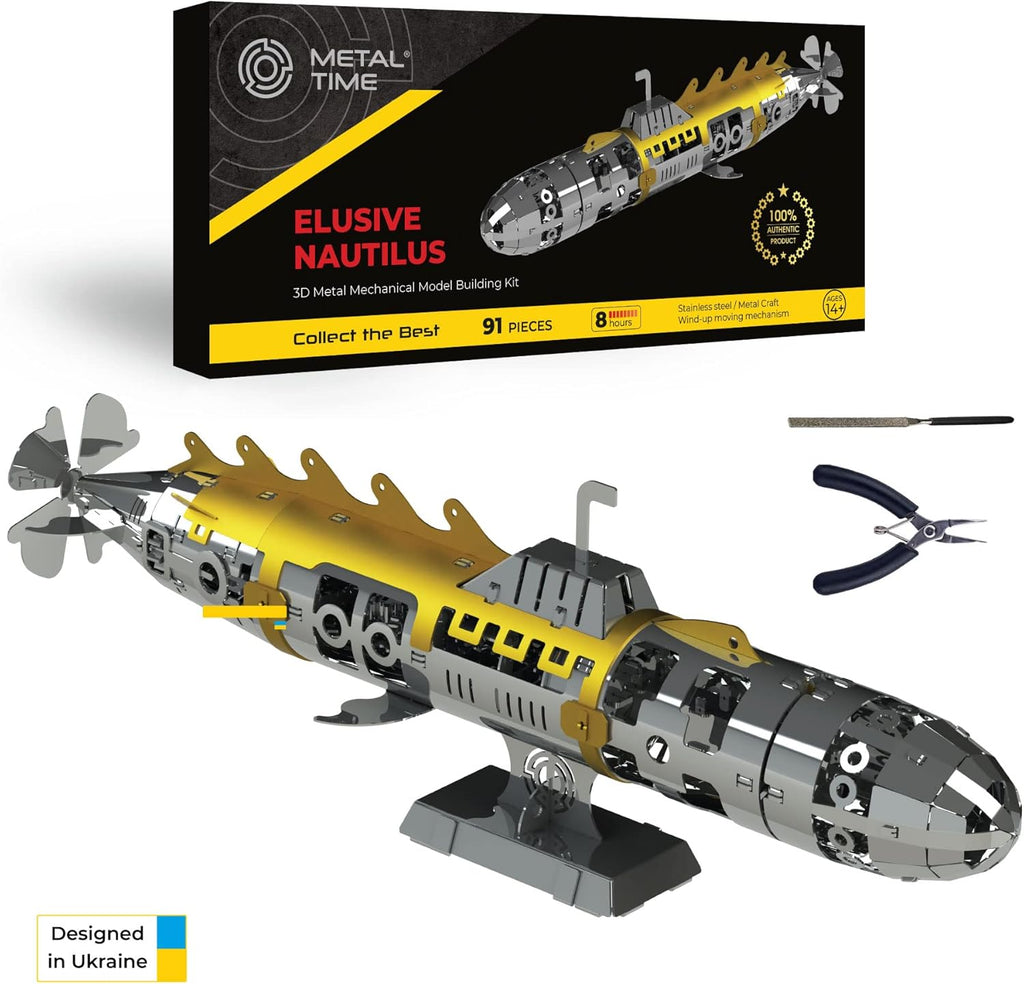 91 Pieces Stainless Steel Mechanical Model Building Kit P847880