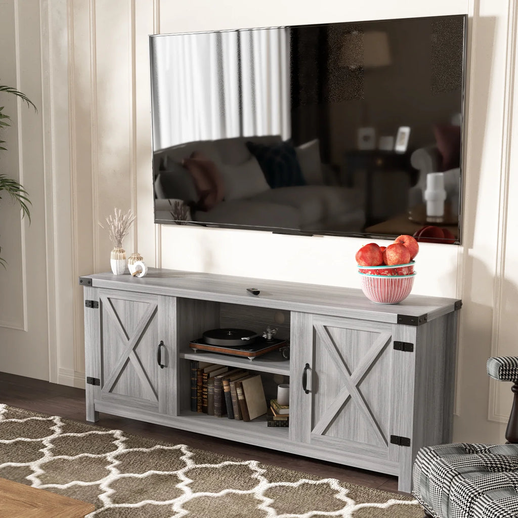 Walnut TV Stand Media Console S917716