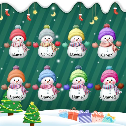 Wooden Christmas Ornament with Name Picture Y861