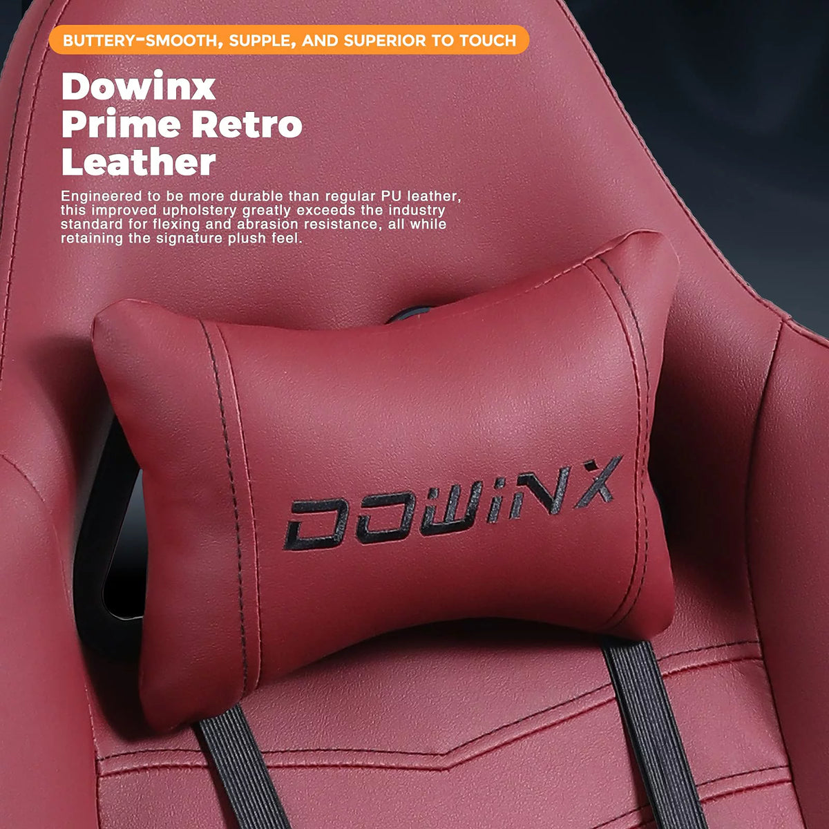 Gaming Chair Massage PU Leather with Footrest L82010