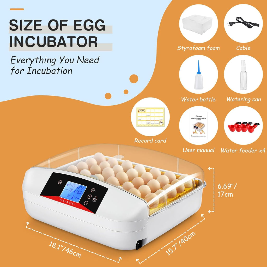 Automatic Egg Incubator with Humidity Control for Chickens S717894