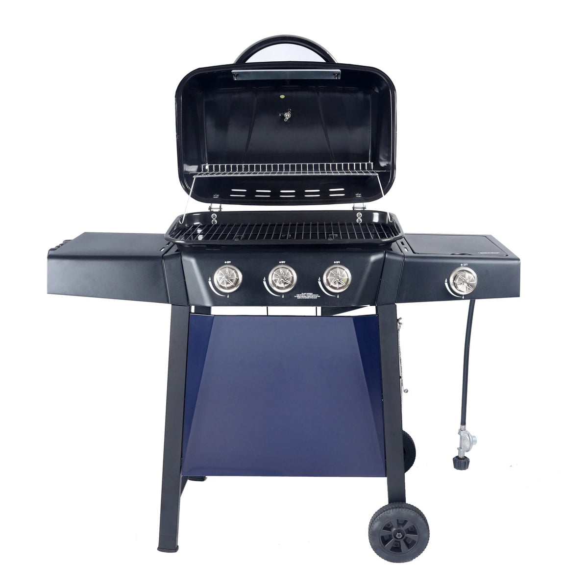 4 Burner Propane Gas Grill with Side Burner H607