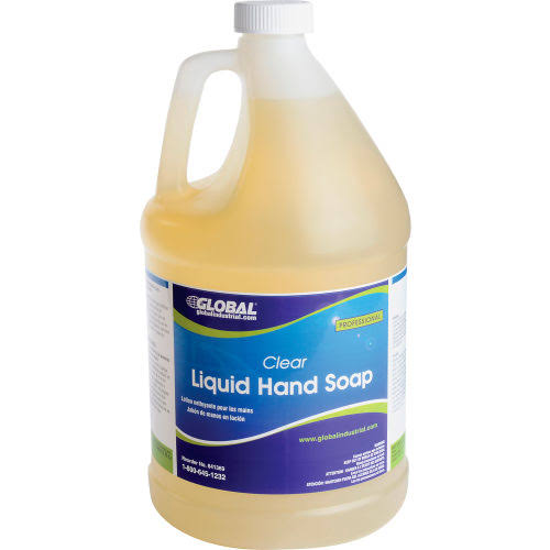 Clear Liquid Hand Soap - Case of Four 1 Gallon Bottles N47748