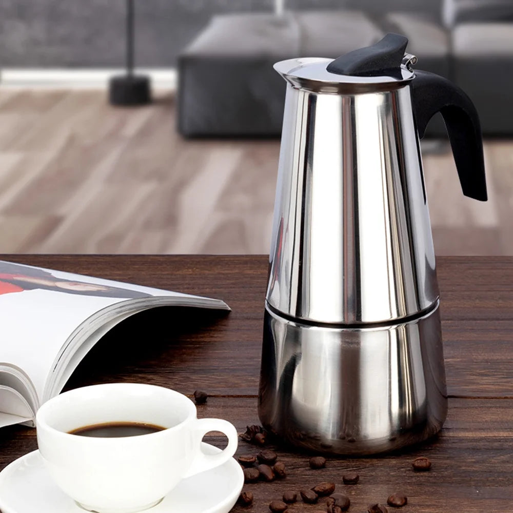 Stainless Steel Portable Electric Coffee Maker Z696