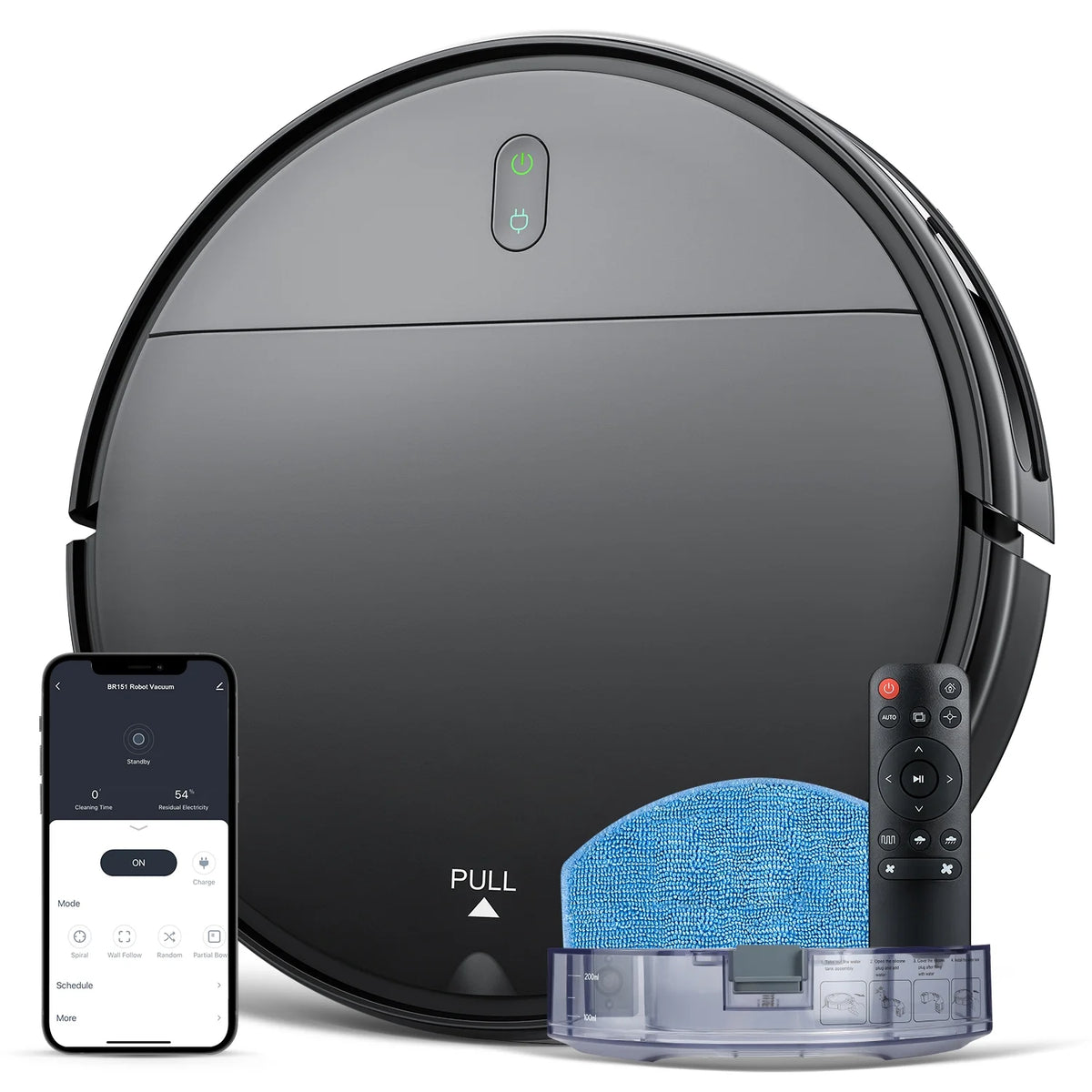 2 in 1 Robot Vacuum and Mop Combo J719