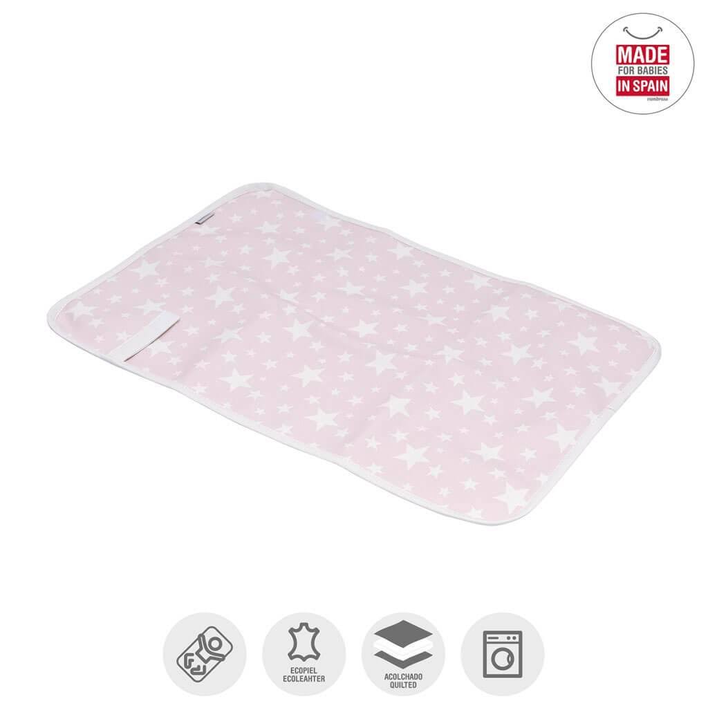 Pink Stars Nappy Changing Pad E468894