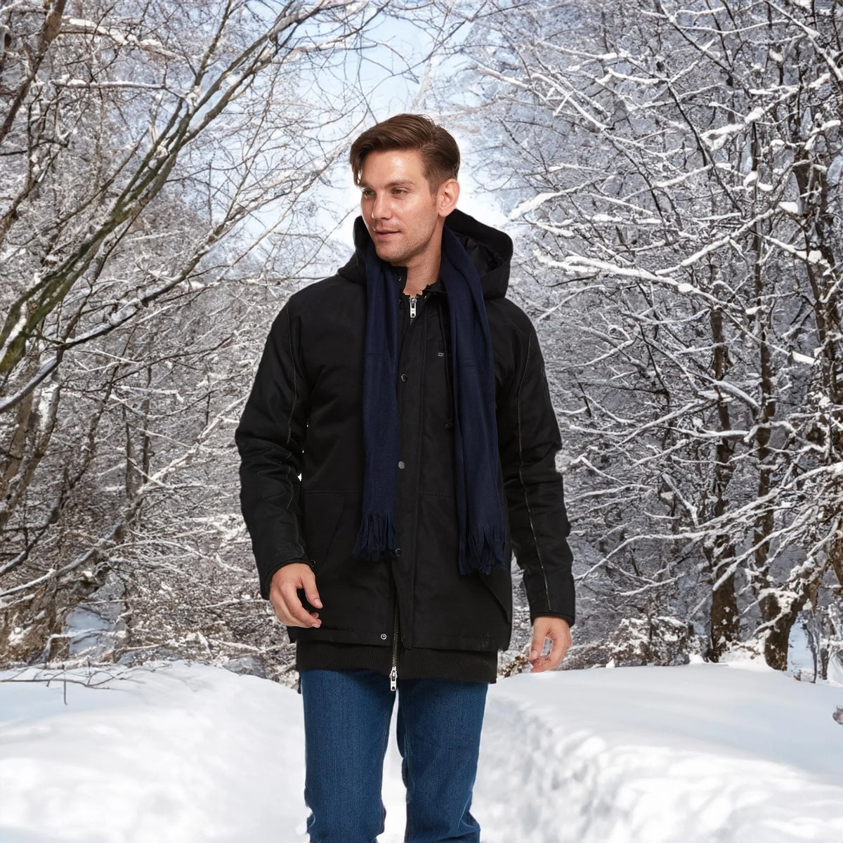 12 Pack Warm Fleece Knit Winter Scarf G7541