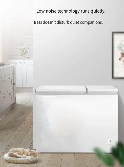 White 7.7 Cu.ft Double Door Chest Freezer with Removable Baskets G45255