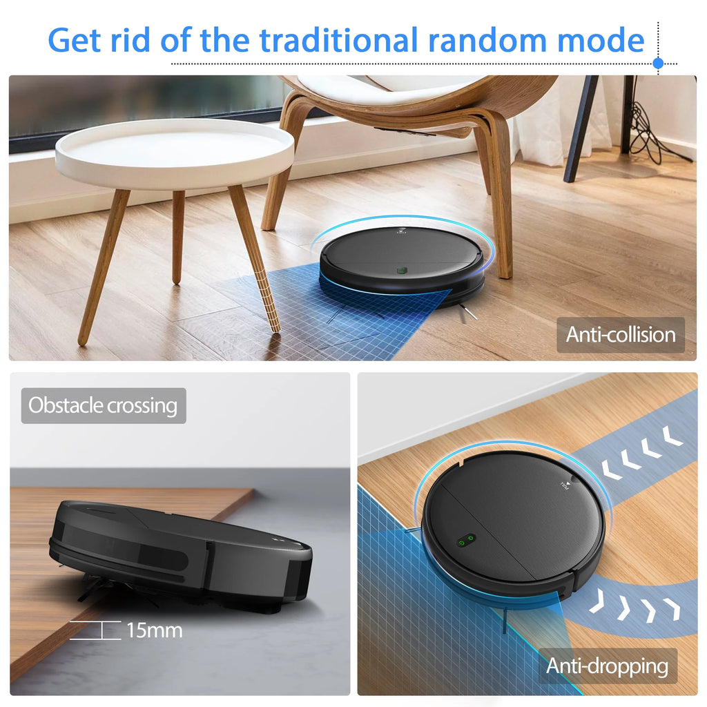 2 in 1 Robot Vacuum and Mop Combo J719