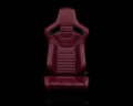 Maroon Leatherette Sport Seats with Black Stitching U110