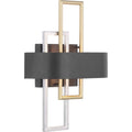 Black Two Light Wall Sconce B440127