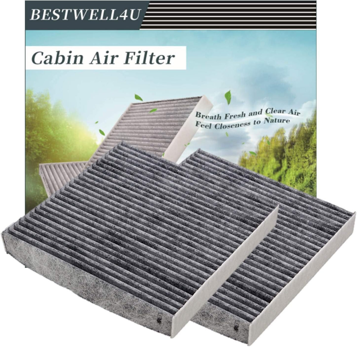 White Cabin Air Filter 2 Pack N978418