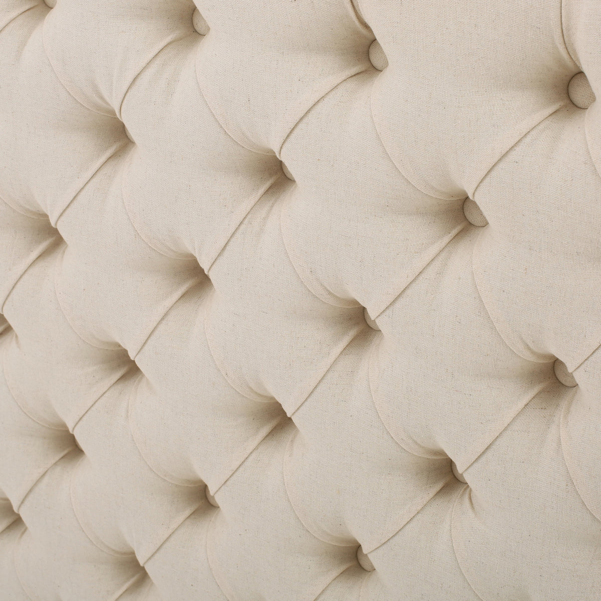 Beige Fabric Queen Full Headboard T53678
