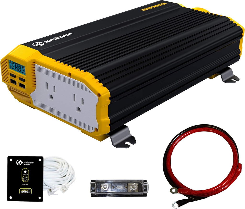 1500 Watts Power Inverter 12V to 110V Modified Sine Wave Car Inverter J625