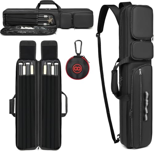 4x4 Pool Cue Case with Backpack Strap Z789