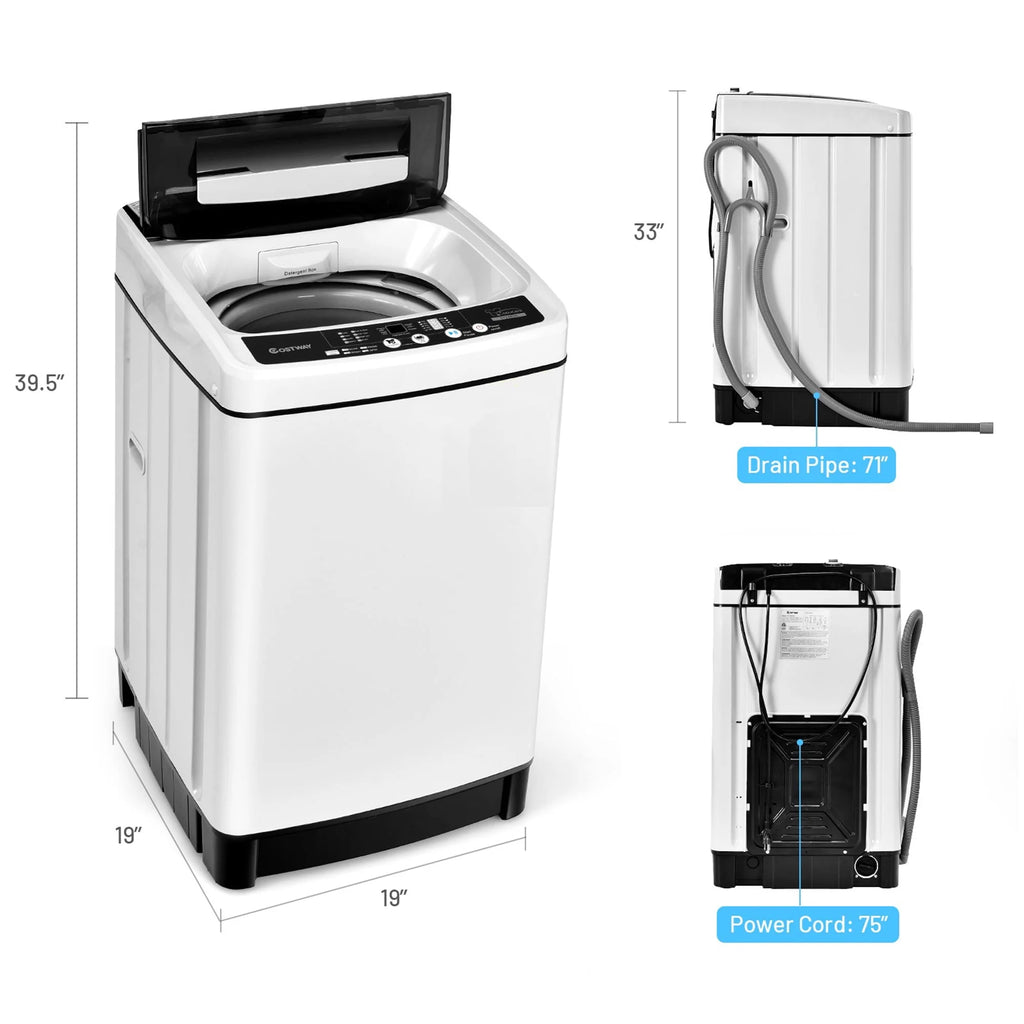 Compact 11 lbs Capacity Washing Machine J726