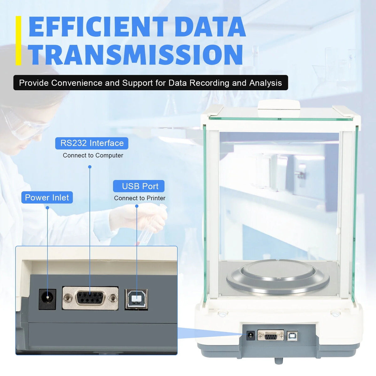 0.1 mg Electronic Analytical Balance L2324