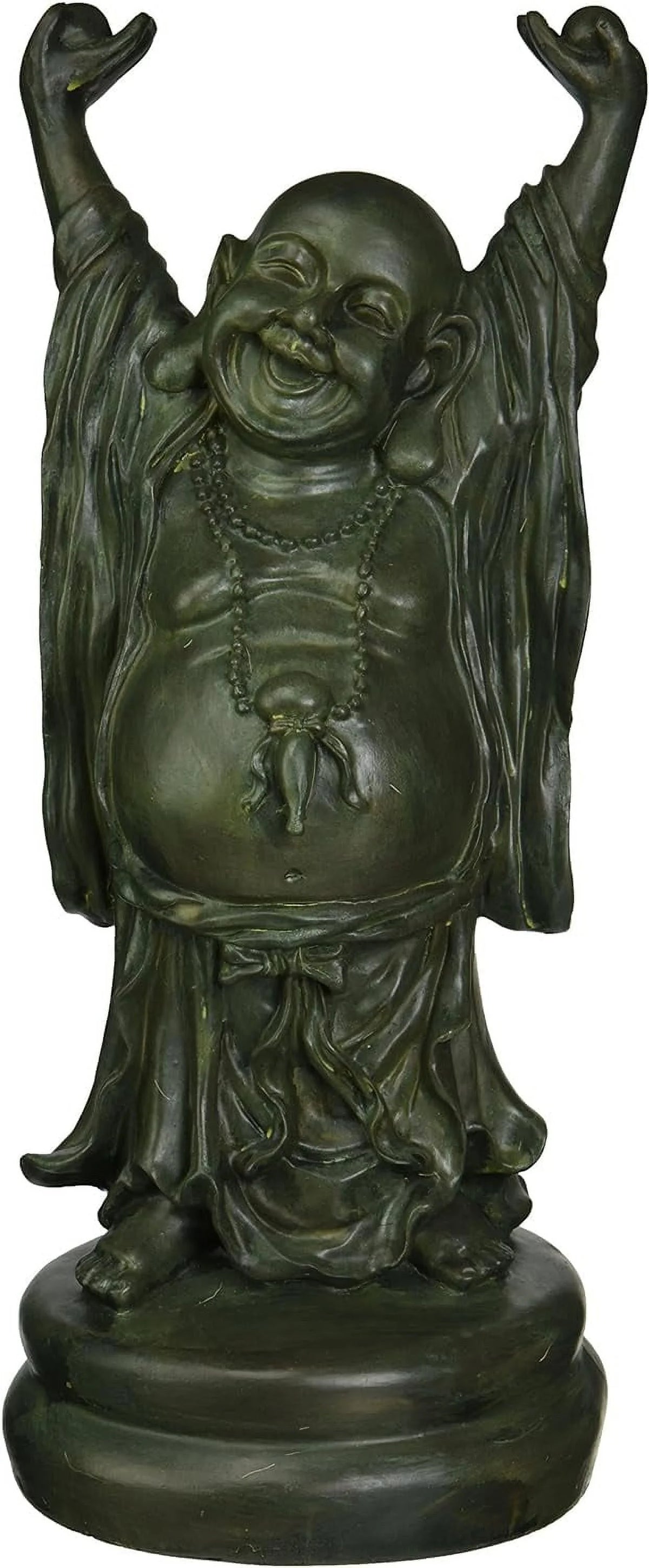 13 Inch Polyresin Bronze Verdigris Finish Statue G1989
