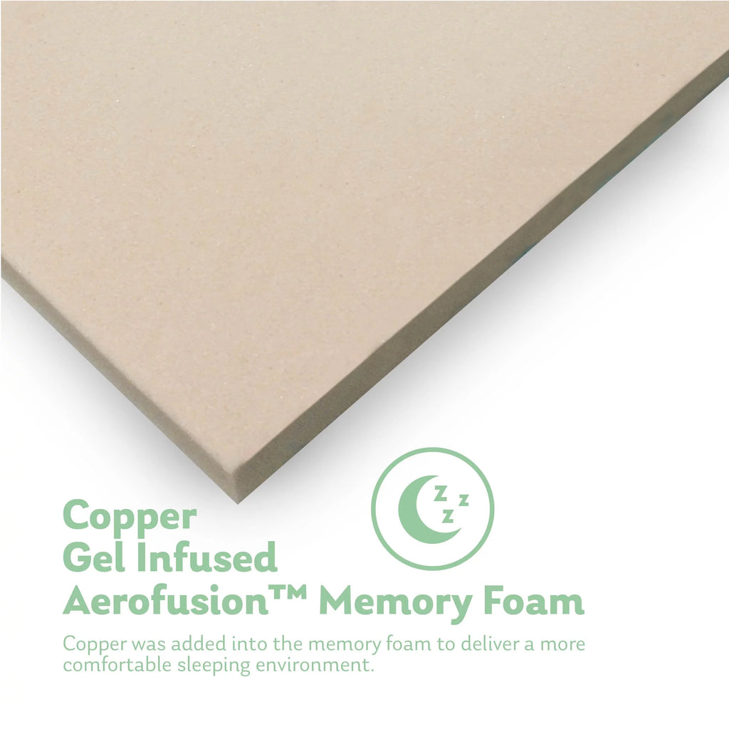 Black 8 inch Twin Size Gel Memory Foam Mattress T1511