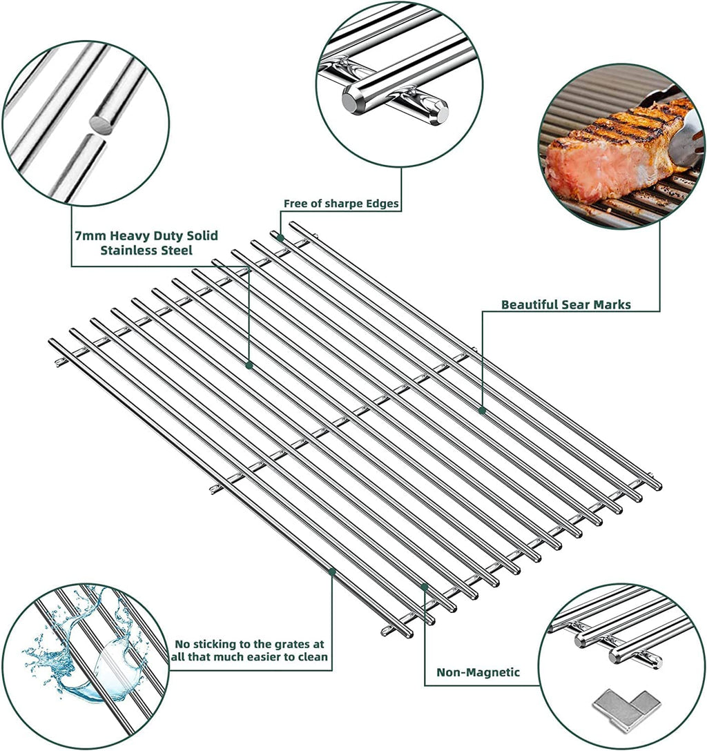 4 Pack Stainless Steel Heat Shields Tents for Gas Grill U8363