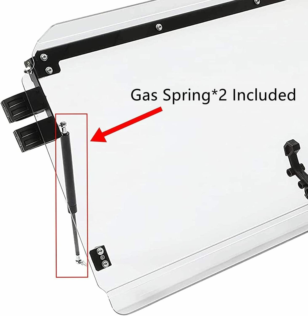 Scratch Resistant Clear Flip Windscreen B46684