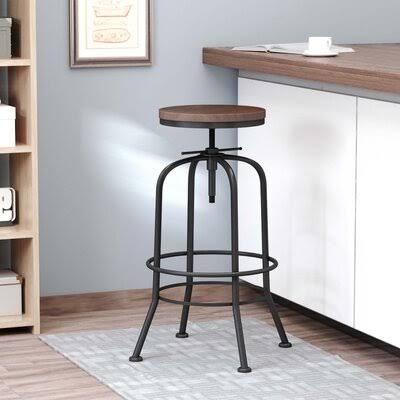 Swivel Adjustable Height Bar Stool Q8121