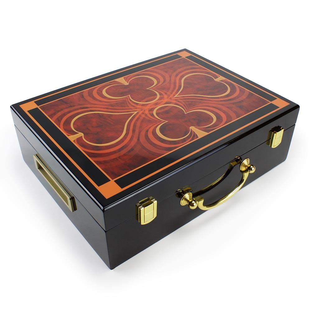 500ct Chip Set in Wood Case M5569