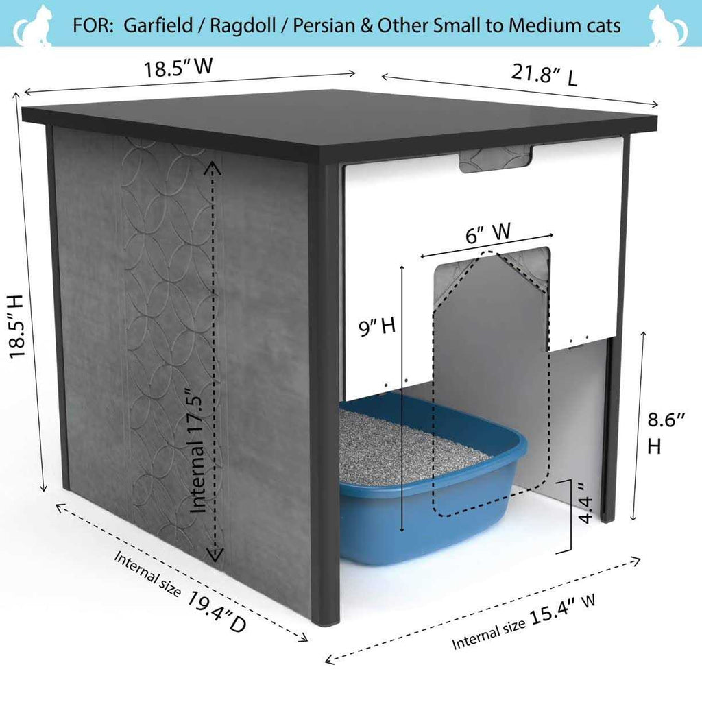 Cat Litter Box Enclosure Furniture L9329