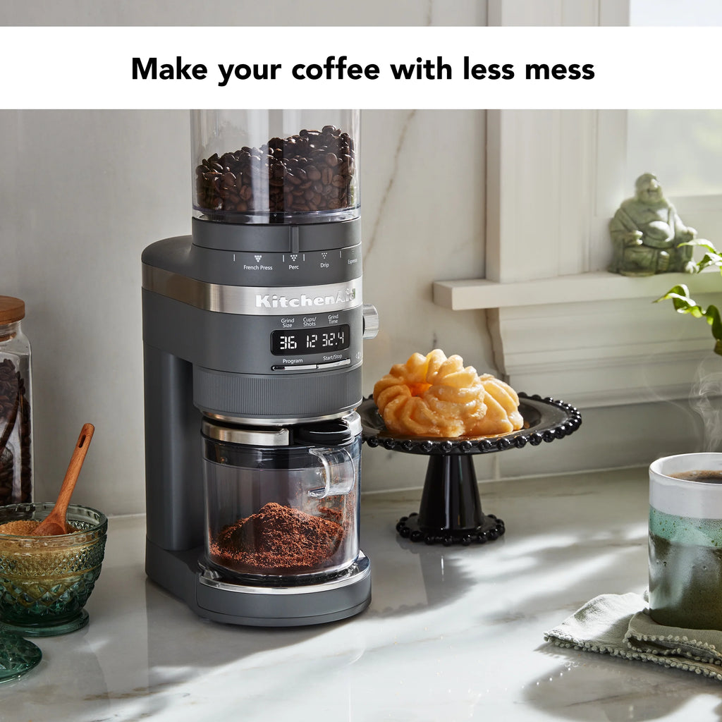 Charcoal Grey Burr Coffee Grinder H459