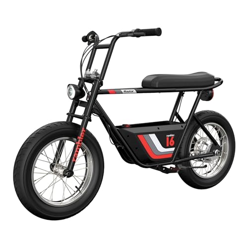 36V Electric Minibike with 15.5 MPH, 11.5 Miles Range & Helmet for Adults K47607