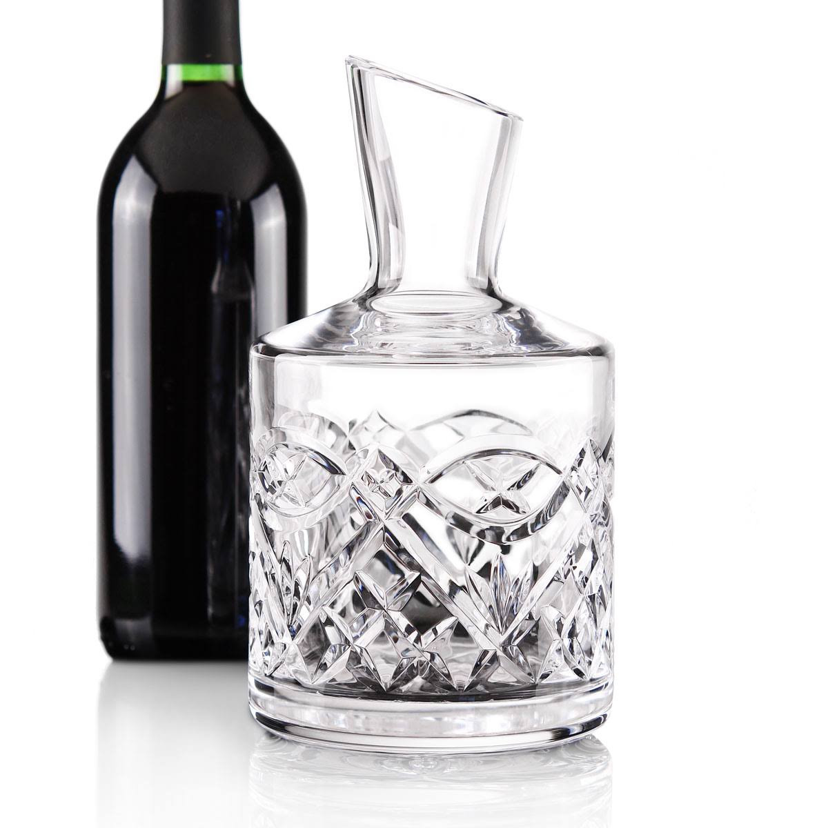 Celtic Ring Crystal Wine Decanter Z9752
