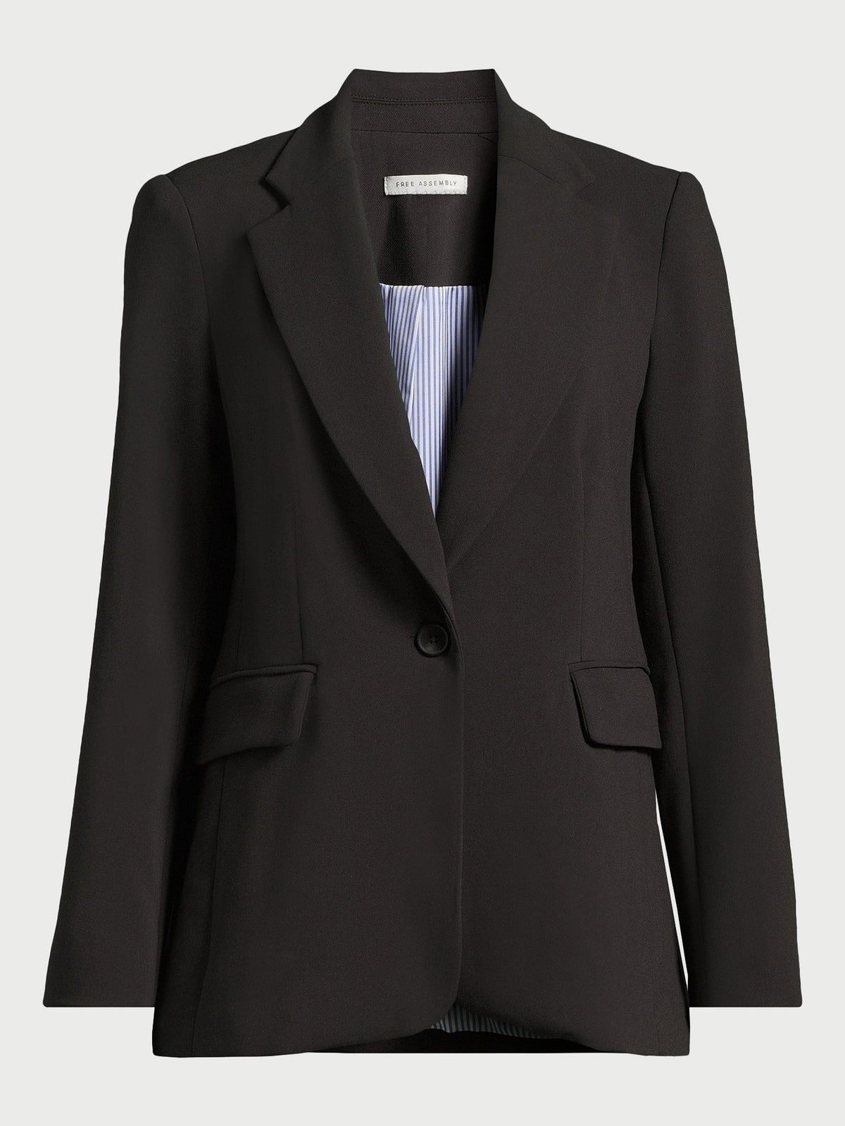 Slim Single-Breasted Blazer D615