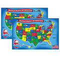 51 Pieces U.S.A. Map Floor Puzzle D941097