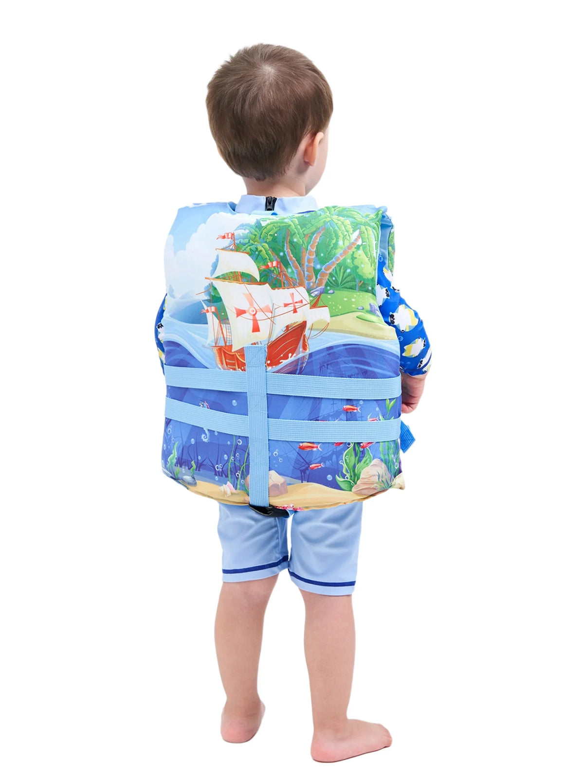Kids Swimming Life Vest Cartoon Animals Print Life Jacket B4670