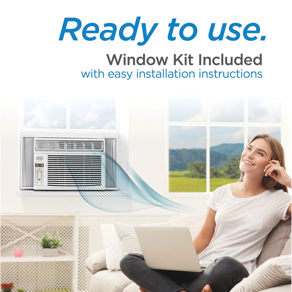 Window Air Conditioner 12,000 BTU White Q95203