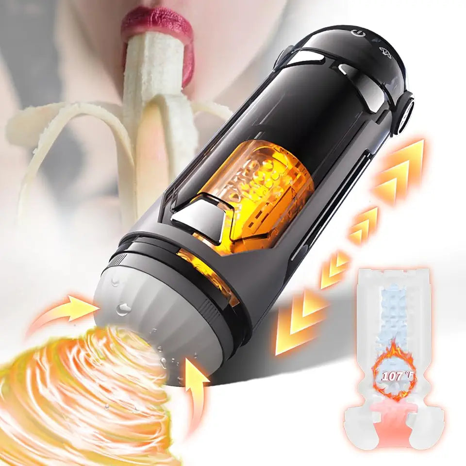 Automatic Male Masturbator with 4 Thrusting Patterns Adult Sex Toy L475056