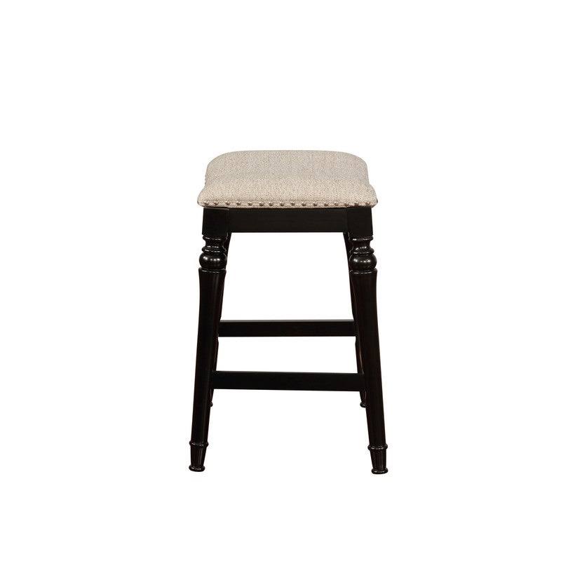Black Saddle Seat Counter Stool I2863