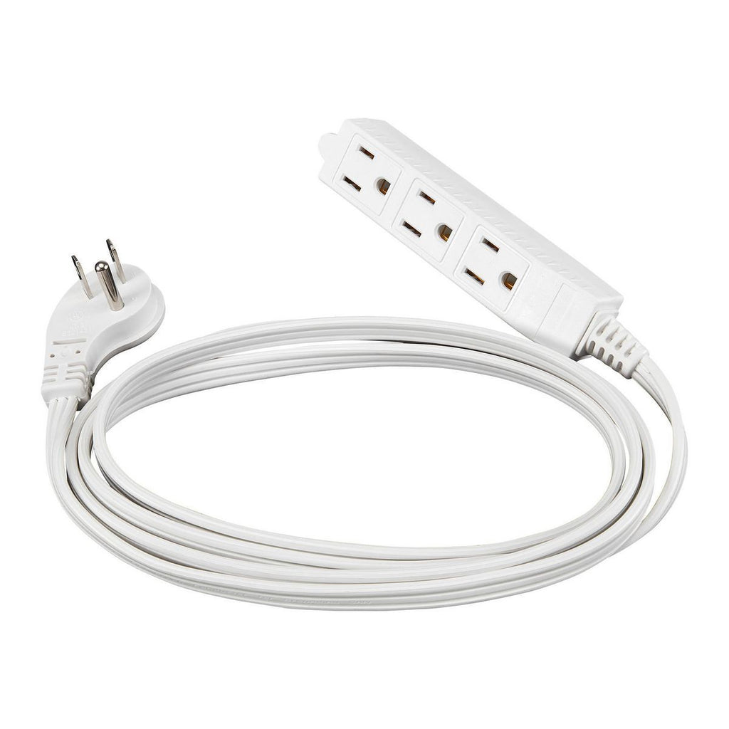 White 3 Outlet Indoor Power Strip G77009