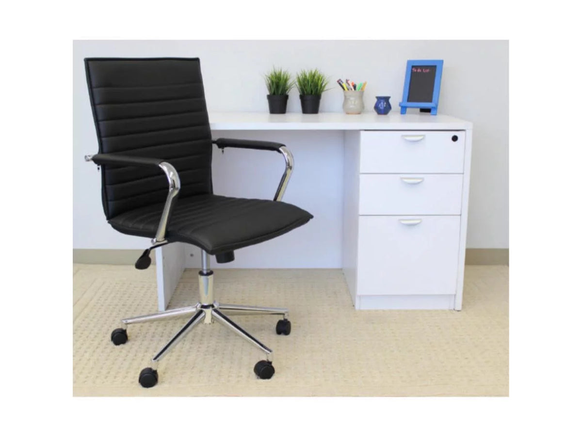 Black Vinyl Hospitality Chair Q86155