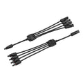 4-Way Solar Cable Connector Self-locking IP67 Waterproof 12AWG F2642