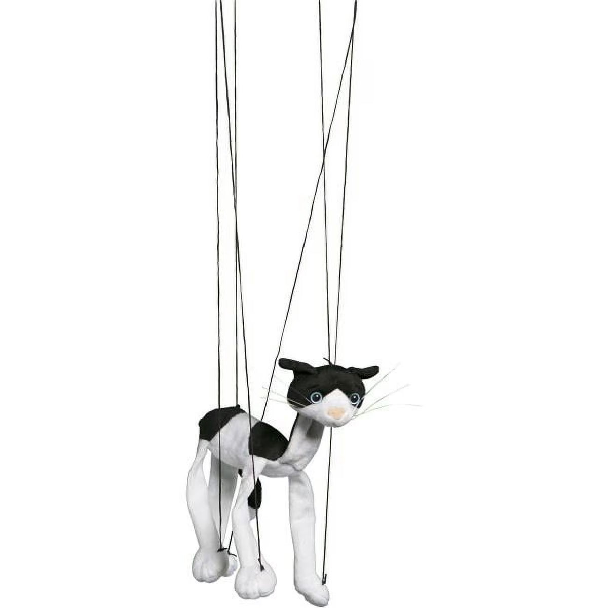 16 In. Black White Marionette Puppet J3991