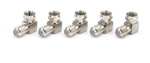4 Pack 90 Degree Coaxial Cable Connector X806
