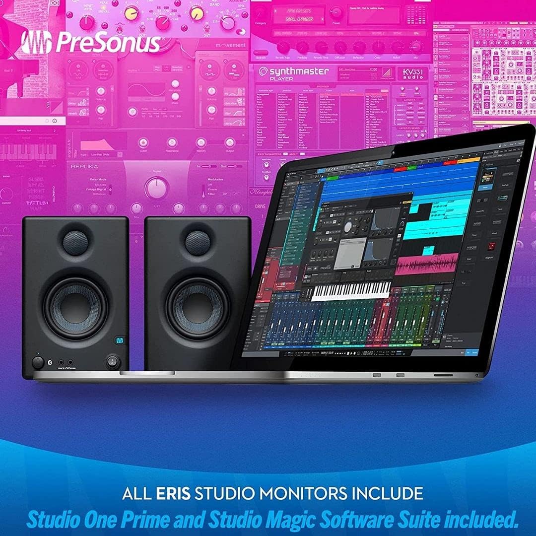 3.5" Near Field Studio Monitors with Bluetooth T256872