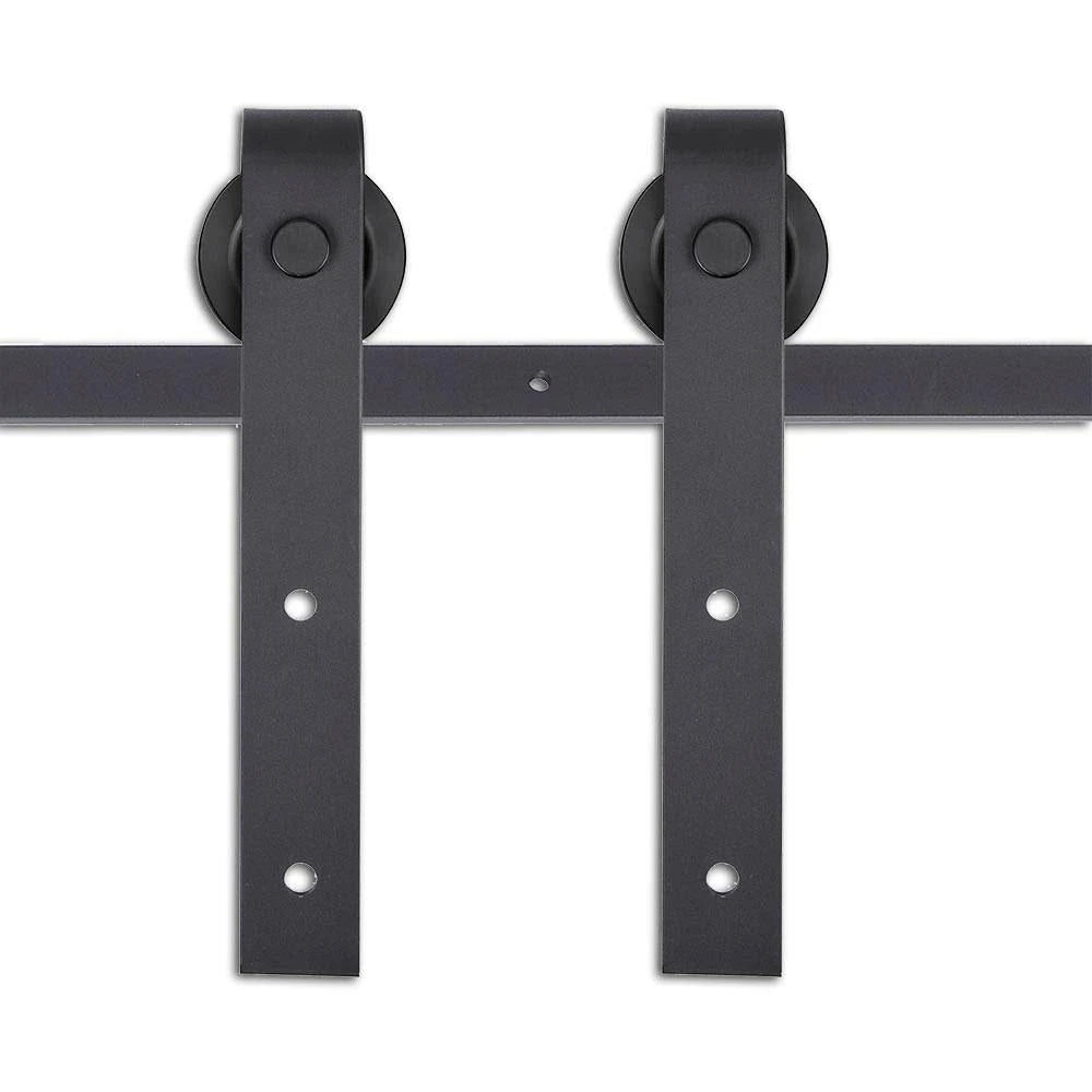 Carbon Steel Sliding Barn Door Hardware Kit B84787