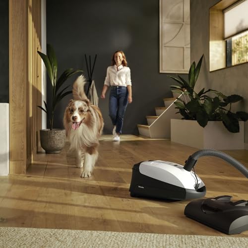 Bagged Canister Vacuum, Lotus White I93213