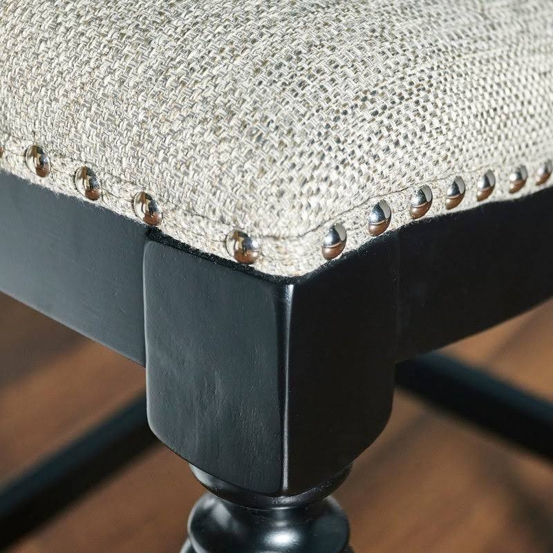 Black Saddle Seat Counter Stool I2863